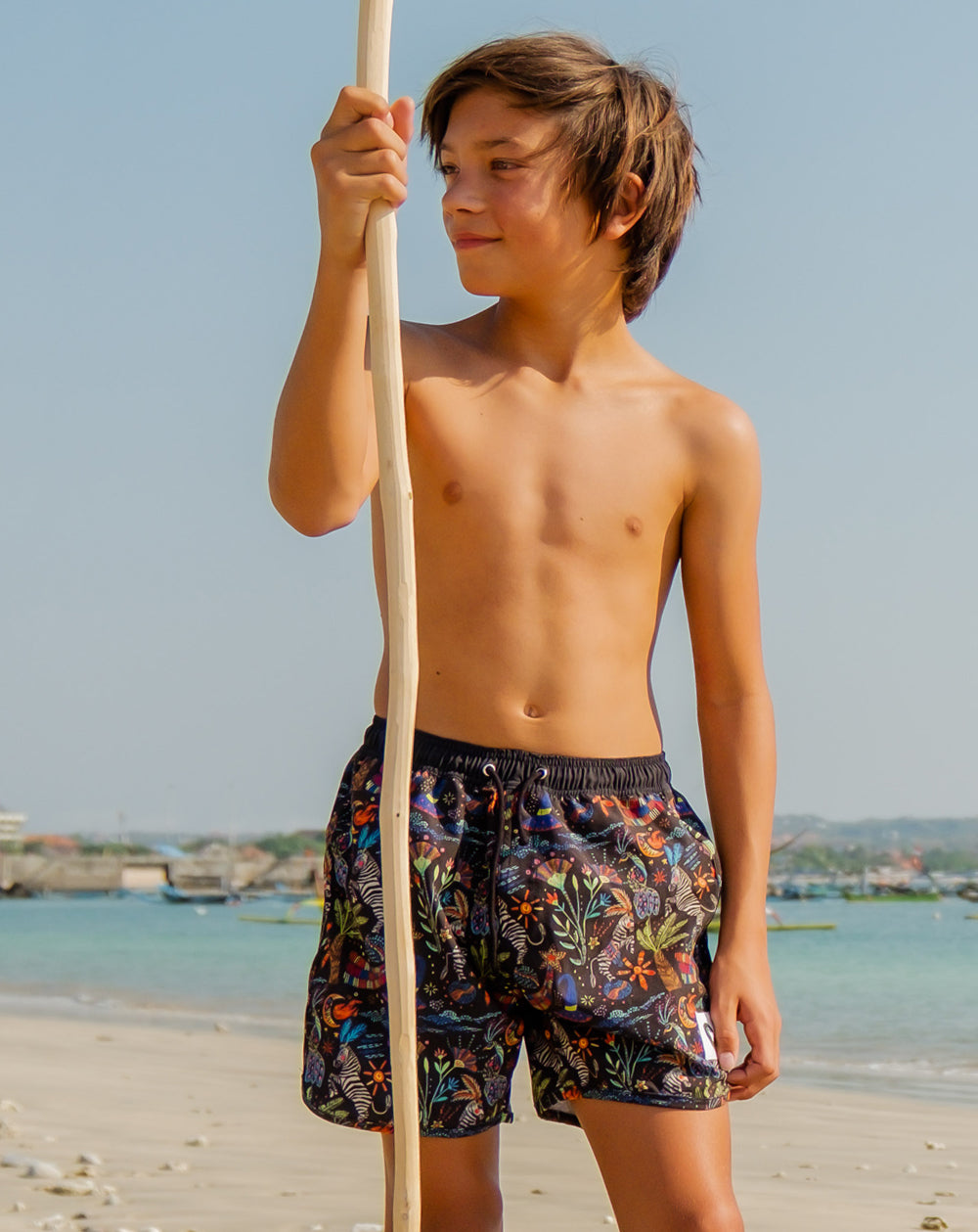Celestial Circus Beach Shorts –