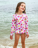 Load image into Gallery viewer, Seaflower Frill Sea &amp; Snow Rash Top