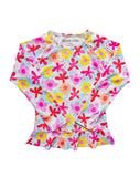 Load image into Gallery viewer, Seaflower Frill Sea &amp; Snow Rash Top